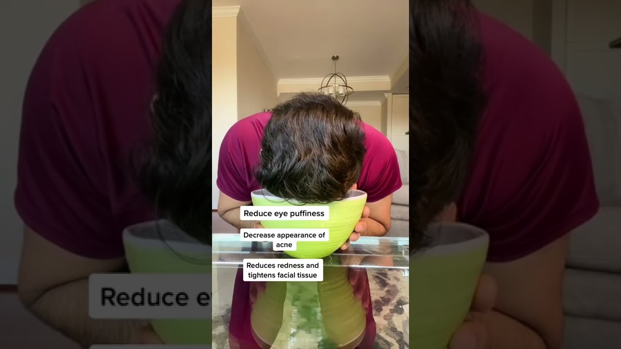 Benefits of ice water facial