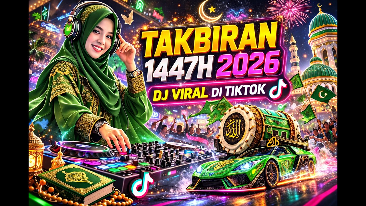 TAKBIRAN 1447H 2026 DJ REMIX 🔥 Takbir Idul Fitri Paling Merdu & Viral | Bass Jedag Jedug Full