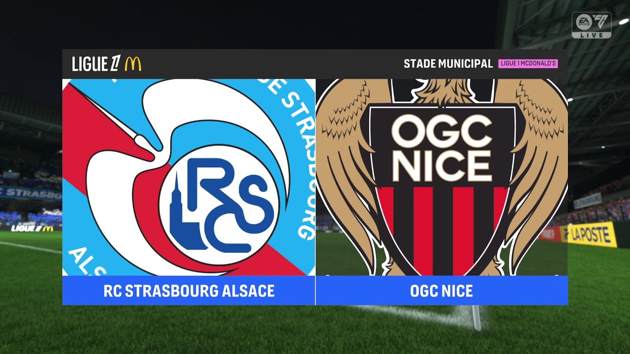 EA SPORTS FC 25 Gameplay - RC Strasbourg Alsace vs. OGC Nice