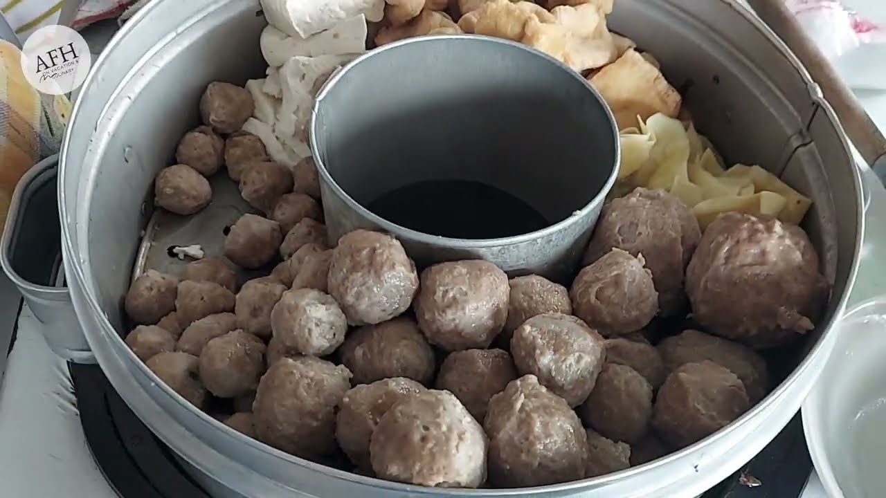 berburu kuliner di pinggir sawah‼️bakso mewah (mepet sawah) cak kojin singosari malang.enak&murah⁉️