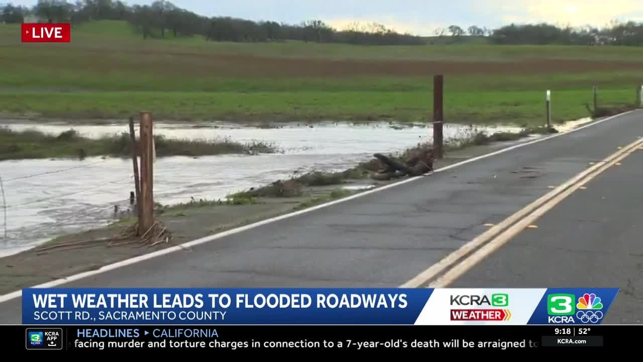 A look at road flooding in Sacramento County and rain totals