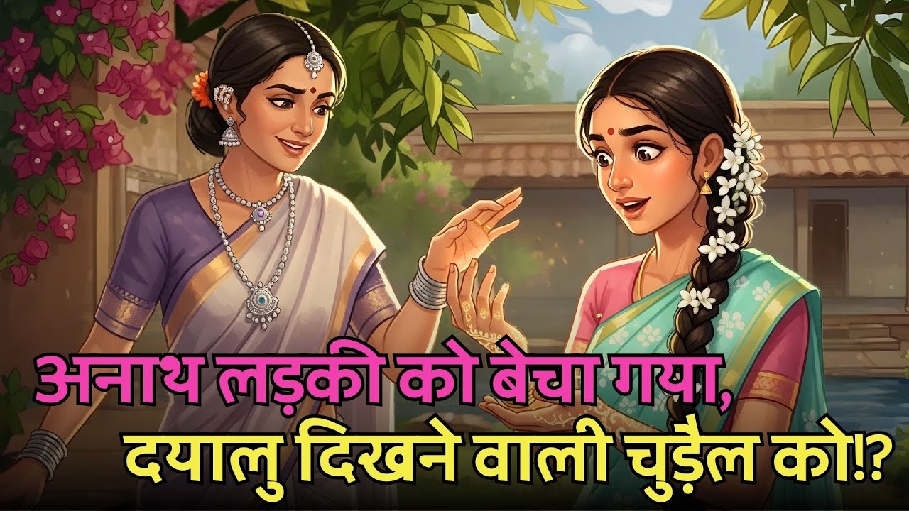 अनाथ लड़की और दयालु चुड़ैल का भयानक सच — खून बहने पर खुला जन्म का रहस्य | भारतीय लोककथा