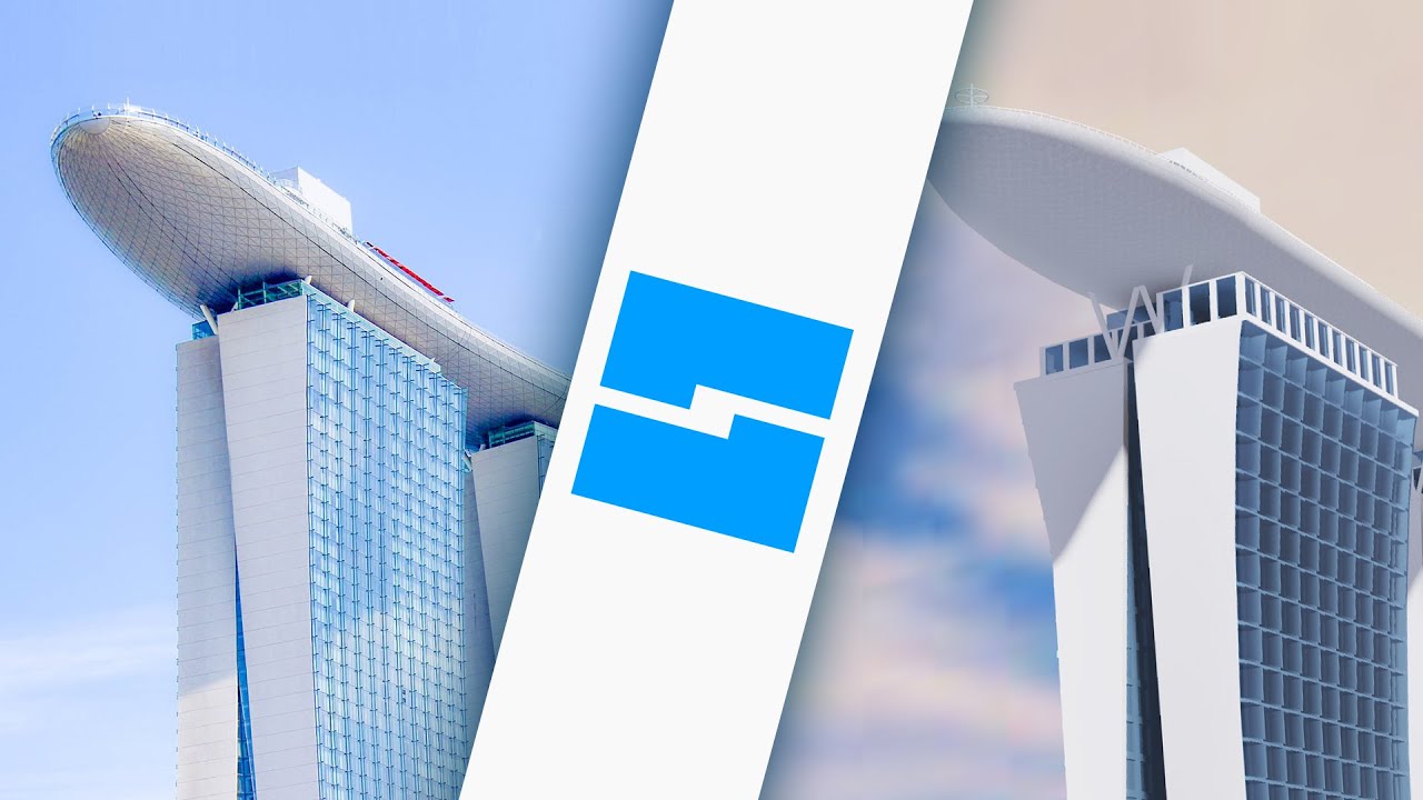 Roblox studio speed build : Marina Bay Sands