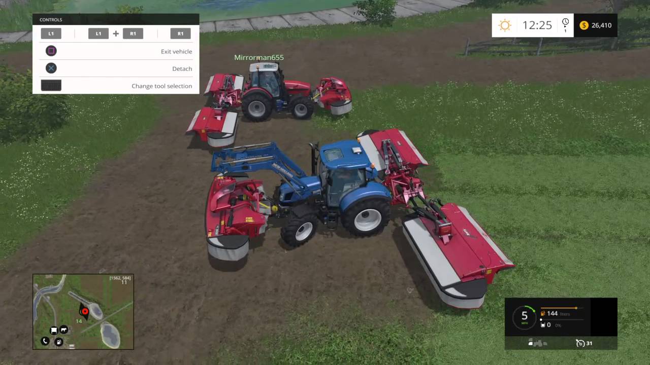 Farming Simulator 15 - Mowing grass