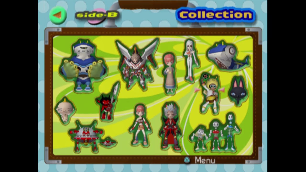 Gitaroo Man Collection Screen (Complete)