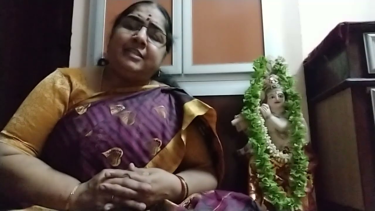 Narayaneeyam Dasakam 100 _Agre Pasyami_ Bhagavan's Kesadi Paada Varnanam_ Recital by Anjana Satish
