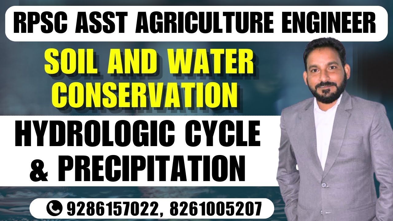 RPSC Assistant Agriculture Engineer | Hydrologic Cycle & Precipitation | RPSC AAE 2025