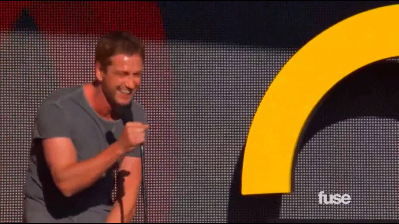 Gerard Butler - Global Citizen Fest   NYC, Sep 28, 2013  Part 1