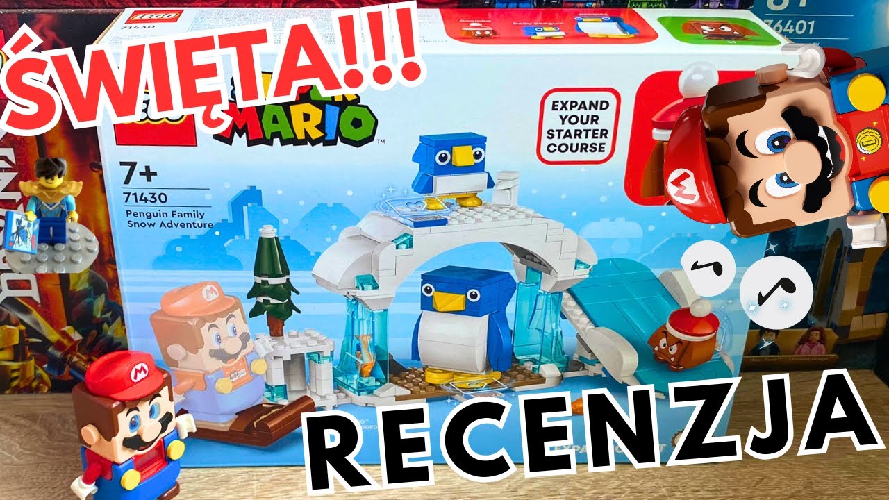 LEGO 71430 Super Mario Śniegowa przygoda rodziny pingwin&oacute;w zestaw rozszerzający (Recenzja)