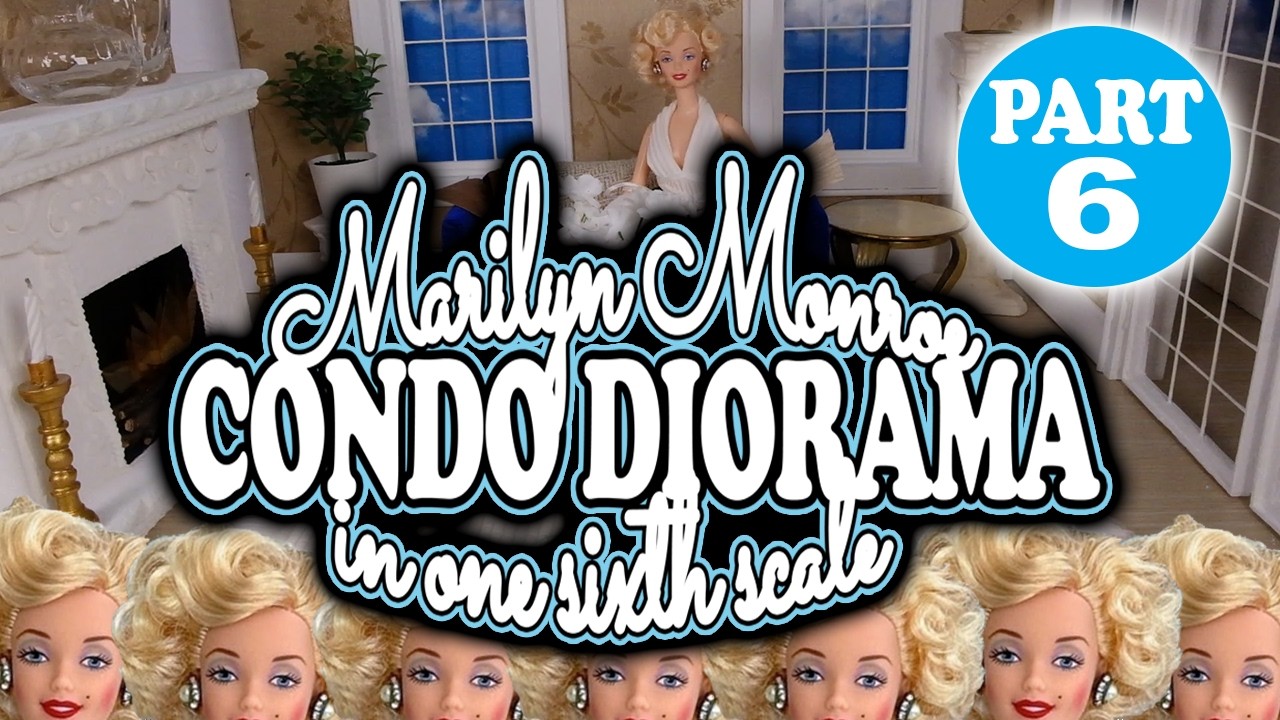 Barbie Doll Condo Diorama DIY for Marilyn Monroe in One Sixth Scale Part 6