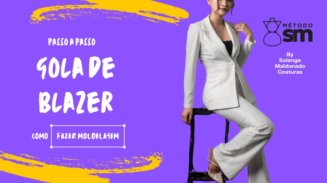 Como Fazer Gola de Blazer Feminino: Passo a Passo com o Método SM