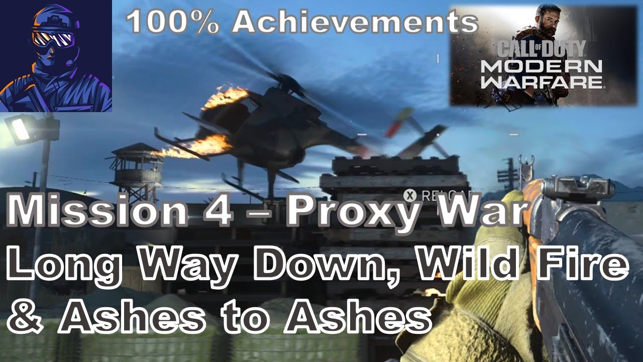 CoD Modern Warfare 2019: Mission 4 - Proxy War (100% Achievement/Trophy Guide)