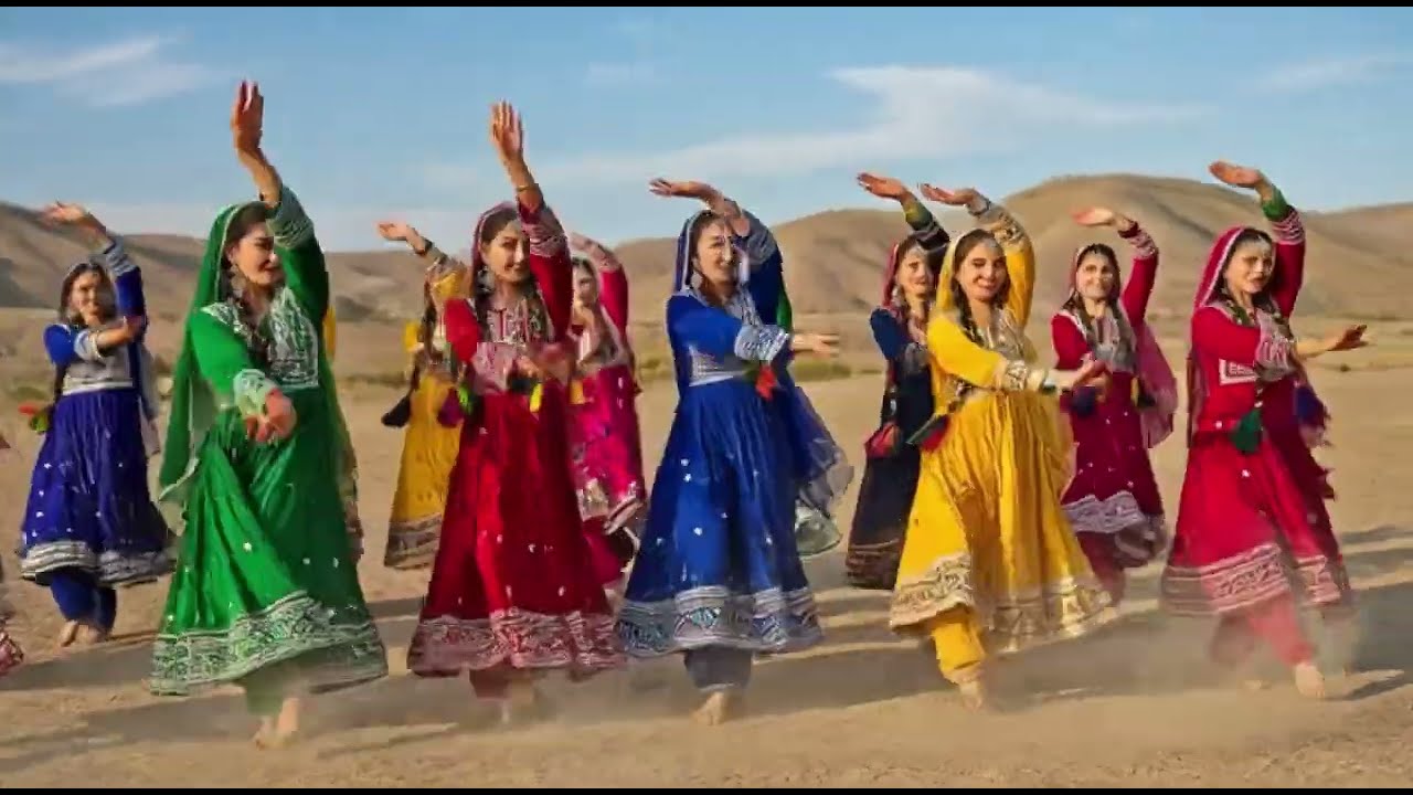 Pashto Girls Cultural Dance Performance  Traditional Attan Showcase