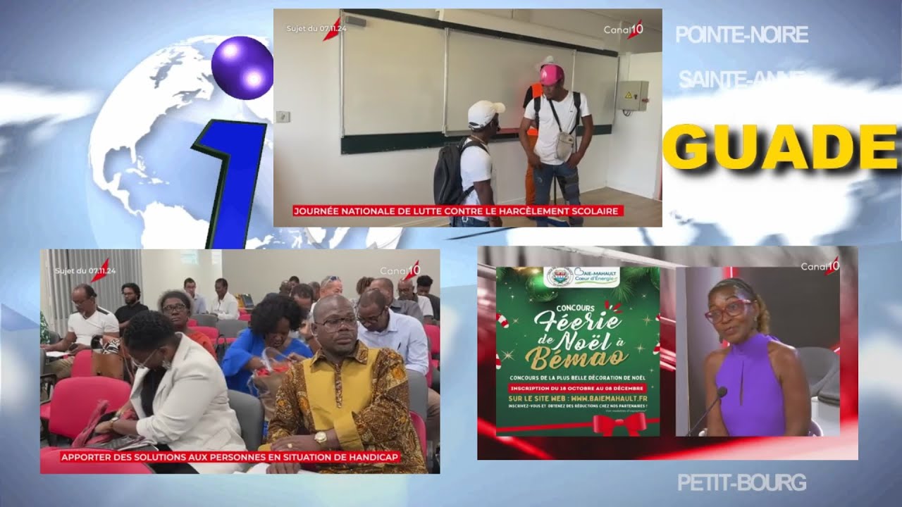 Onews Guadeloupe. Le Jt de Canal 10