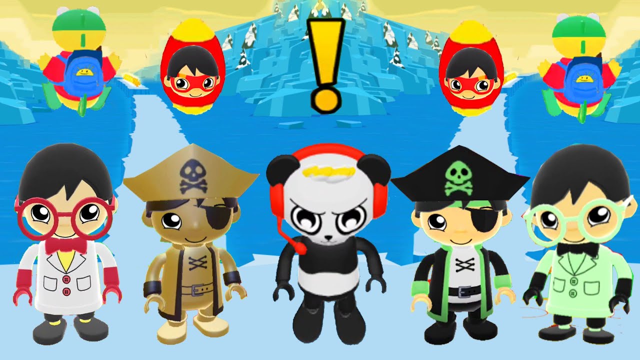 TAG WITH RYAN ZOOLOGIST VS RADIOLOGIST VS COMBO PANDA VS GHOST PIRATE VS DARK SEAS RYAN MYSTERIOUS