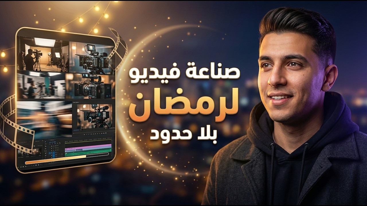 طريقة إنشاء فيديوهات رمضانية بالذكاء الاصطناعي | شرح كامل خطوة بخطوة