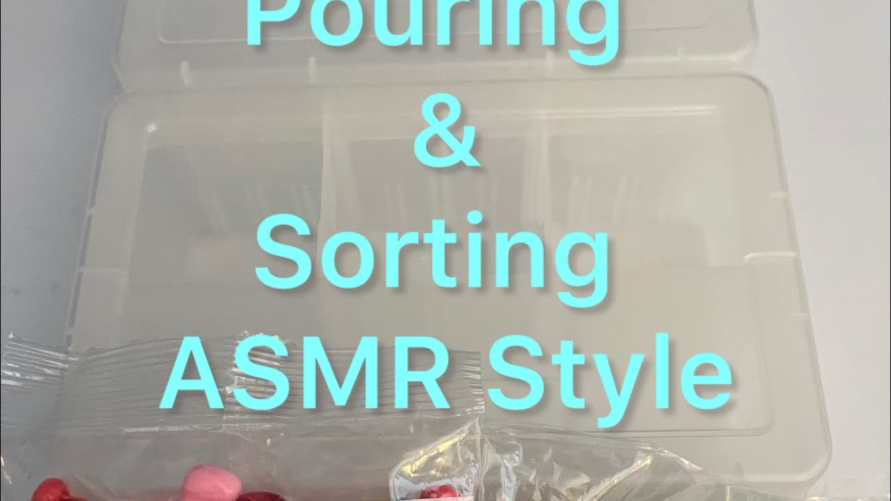 📿Satisfying Pouring & Sorting ASMR-Hearts & Stars