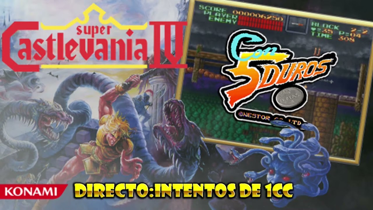 [DIRECTO CLÁSICO] - SUPER CASTLEVANIA IV - INTENTOS DE 1CC
