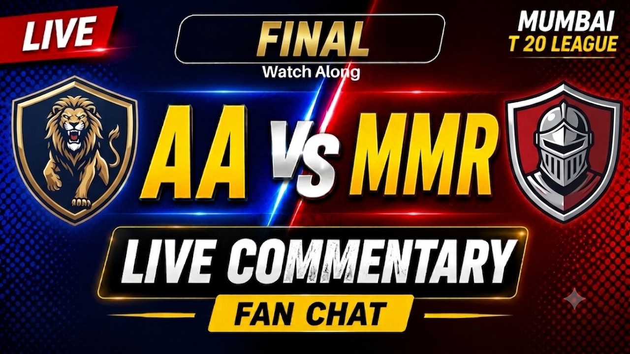 AA vs MMR Final Live Commentary Hindi | Mumbai T20 2026 Final Live | ARCS Andheri vs Mumbai Marines