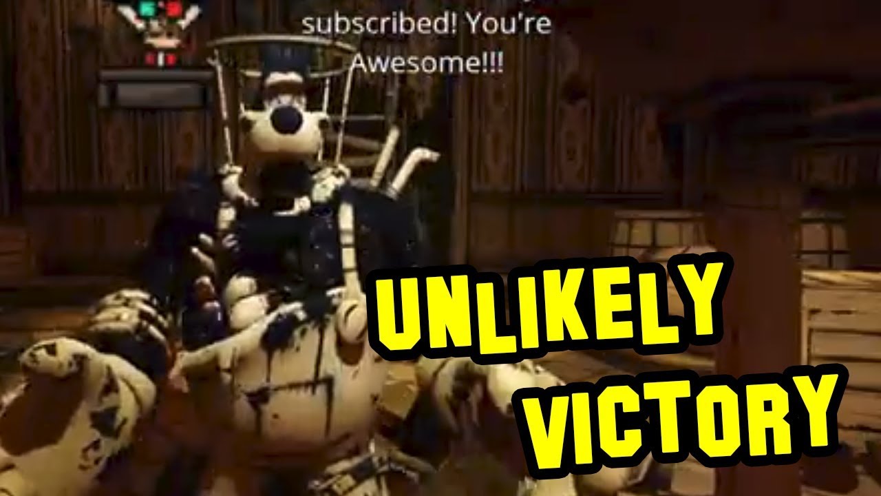Unlikely Victory Bendy and the Ink Machine Chapter 4 | Boris VS Plunger