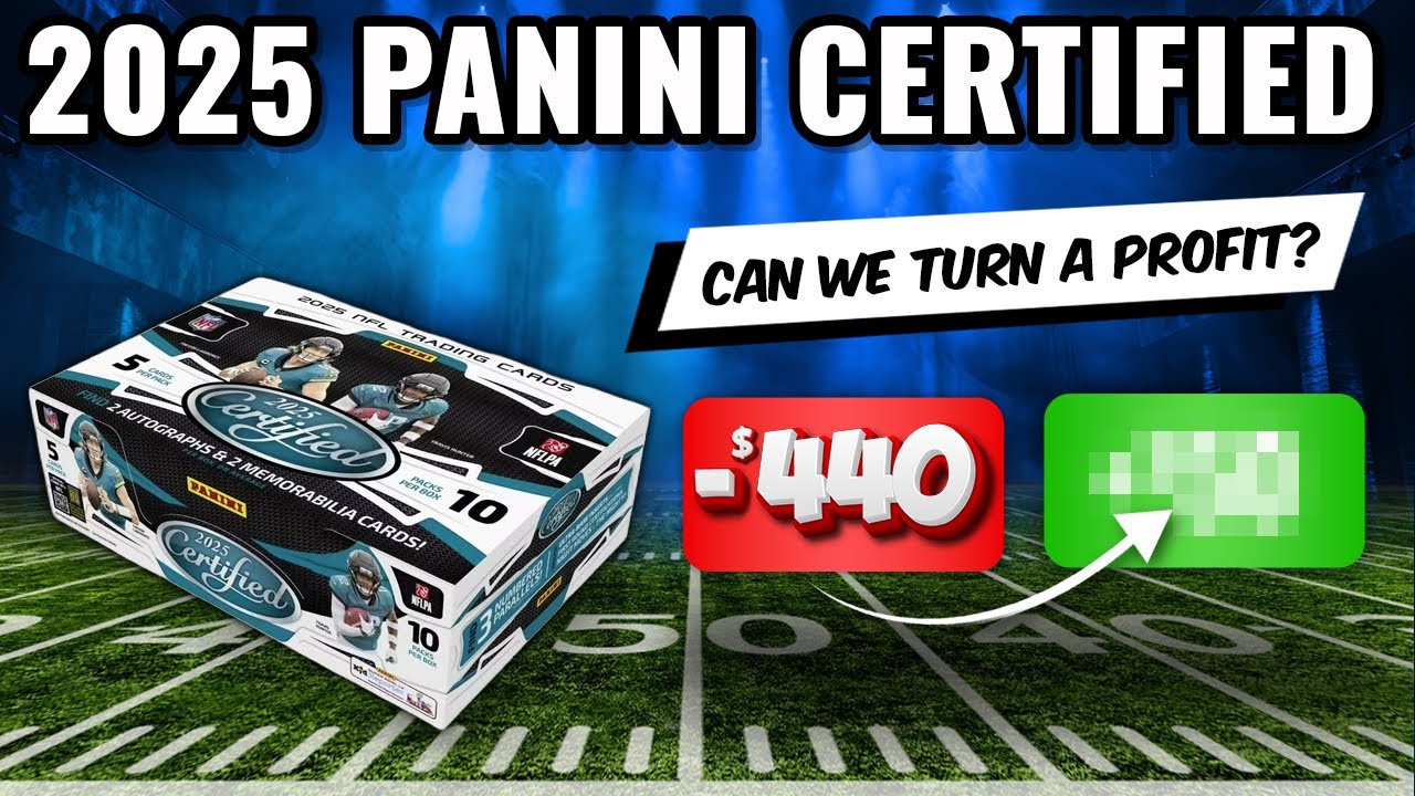 STAR PATCH AUTO /25! 🚨PROFIT CHALLENGE🚨 2025 PANINI CERTIFIED HOBBY BOXES