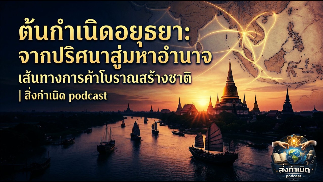 ต้นกำเนิดอยุธยา : จากปริศนาสู่มหาอำนาจ | เส้นทางการค้าโบราณสร้างชาติ | สิ่งกำเนิด podcast