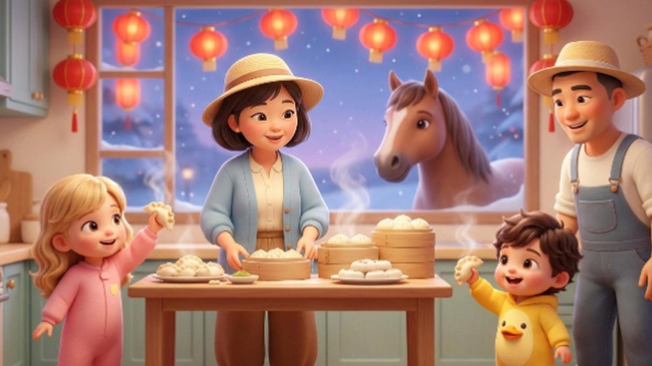 Making Lunar New Year Food Together 🥟🧧 | A Cozy Family Story
