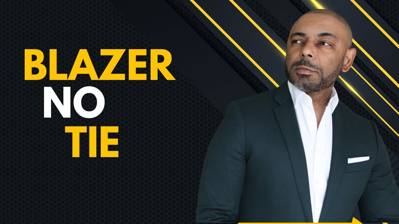 How To Wear A Blazer Without A Tie
