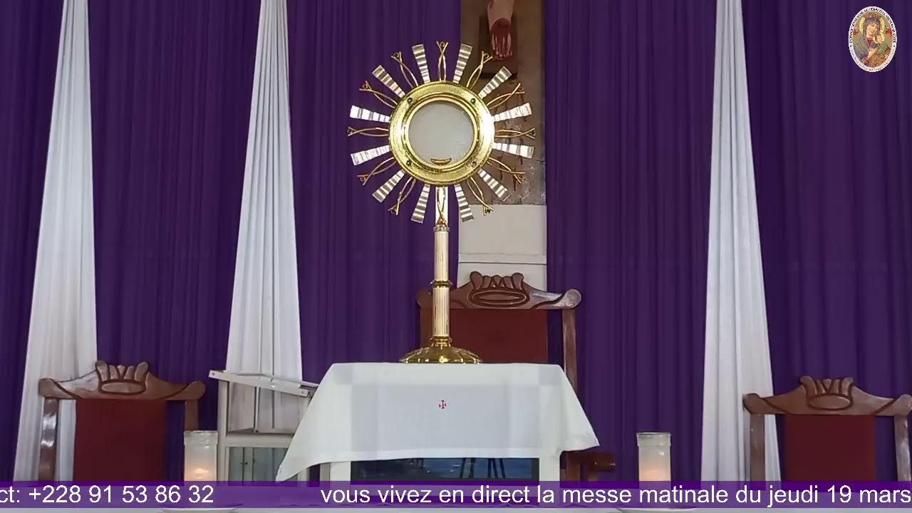 MESSE MATINALE DU JEUDI 19 MARS 2026
