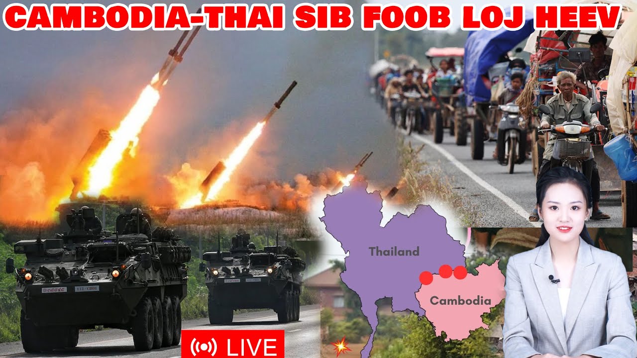XOVXWM KUB 11/12: THAI-CAMBODIA SIB FOOB MUS RAU KOOM HAUM NTIAJ TEB. THAIB TUAG 3 TUS TUB ROG