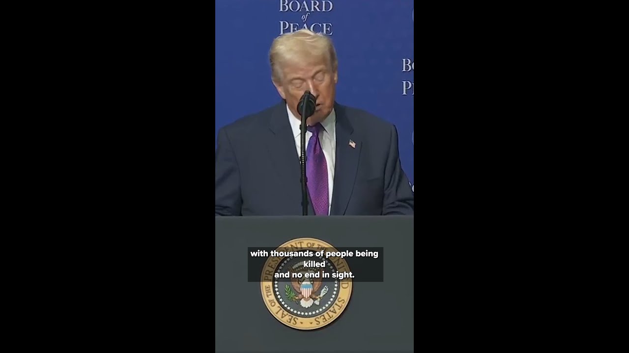 President Trump talks about hostages coming home