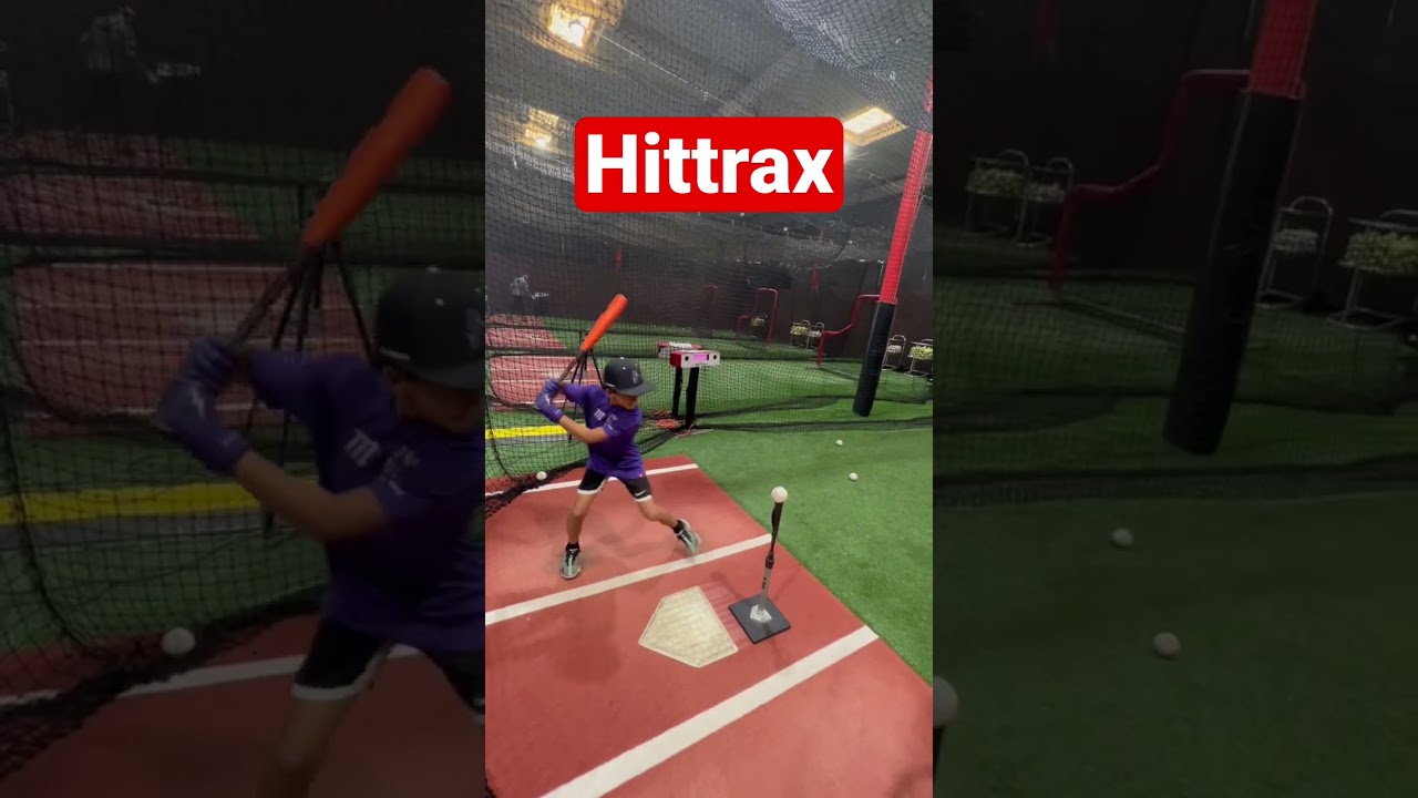 Learning how to play baseball  #hittrax #baseball #ironman #stayhungry