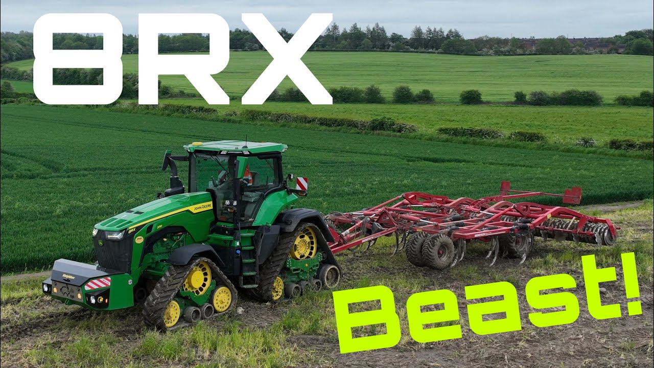 John Deere 8RX! Presents From The USA! Loader Problems!