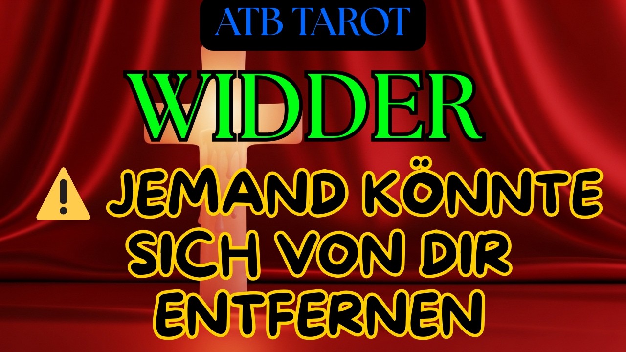 WIDDER ♈ Ein Ereignis verändert alles, Verrat taucht auf und unerwartetes Geld...