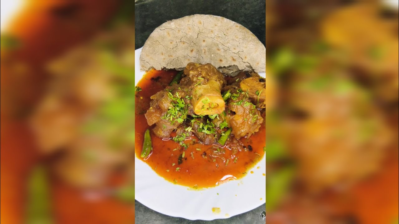 Mutton Paya & Bajre Ki Roti 🤤🔥