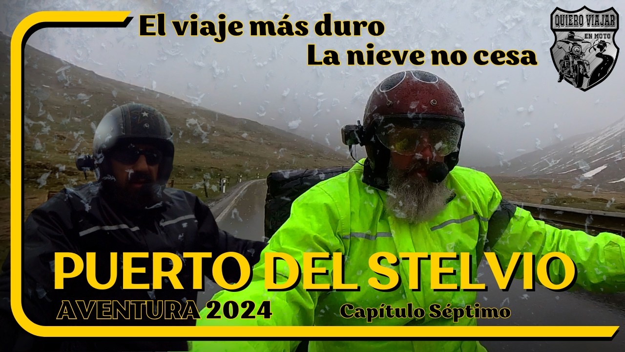 Subimos el STELVIO ⛰️Parece que hay algo de NIEVE❄️
