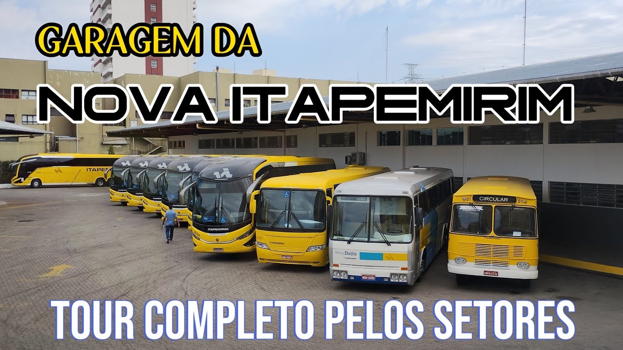 CONHEÇA A GARAGEM DA NOVA ITAPEMIRIM E SEUS SETORES | TOUR COMPLETO!!!