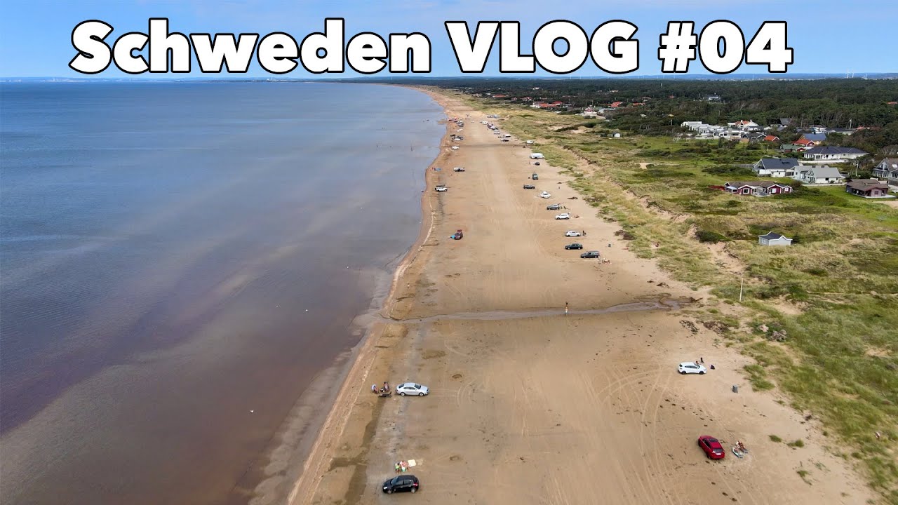 Schweden Roadtrip mit Dachzelt VLOG #4 - Der befahrbare Mellbystrand