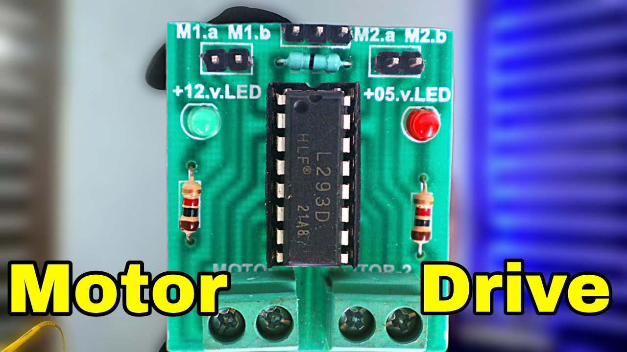 L293D Motor Driver Module | How to Control DC Motors with Arduino 