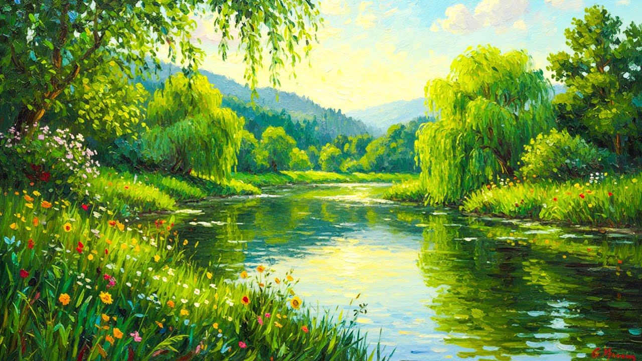 Restore Your Mind with Piano Music 🎹 & Visual Art 🎨 | Relax and Find Inner Peace 🌿