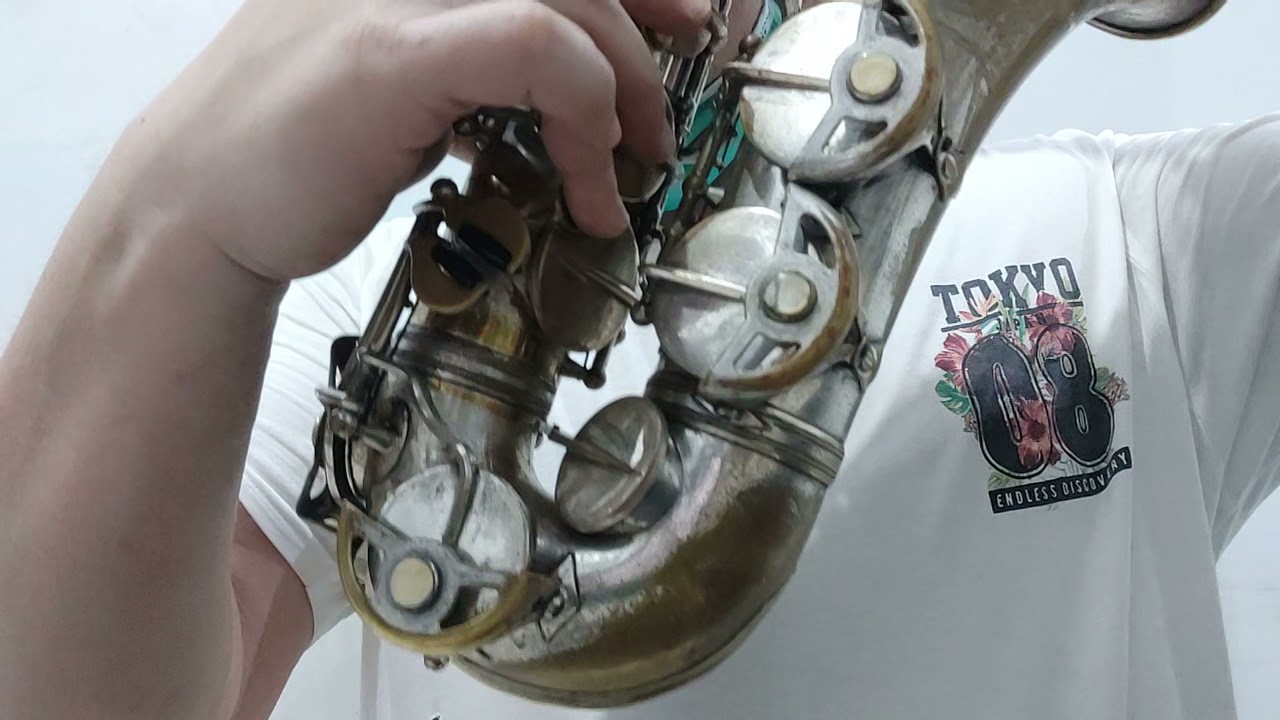 test demo alto saxophone SML paris. very rare item!