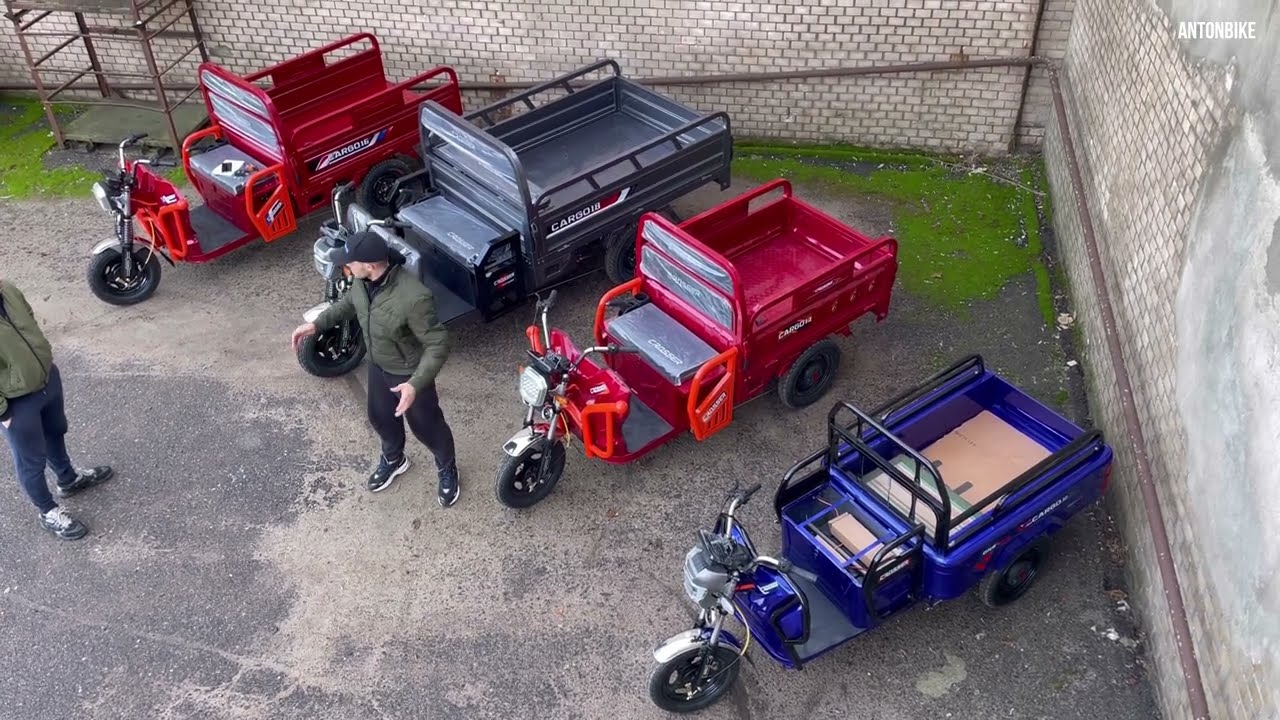 Габариты и замер кузова Crosser Cargo 12 13 16 18. Грузовой электротрицикл. Какой кузов выбрать.