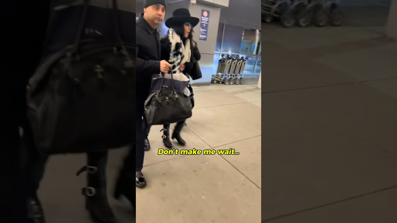 Cher scolds her team at the New York airport&hellip; #Cher