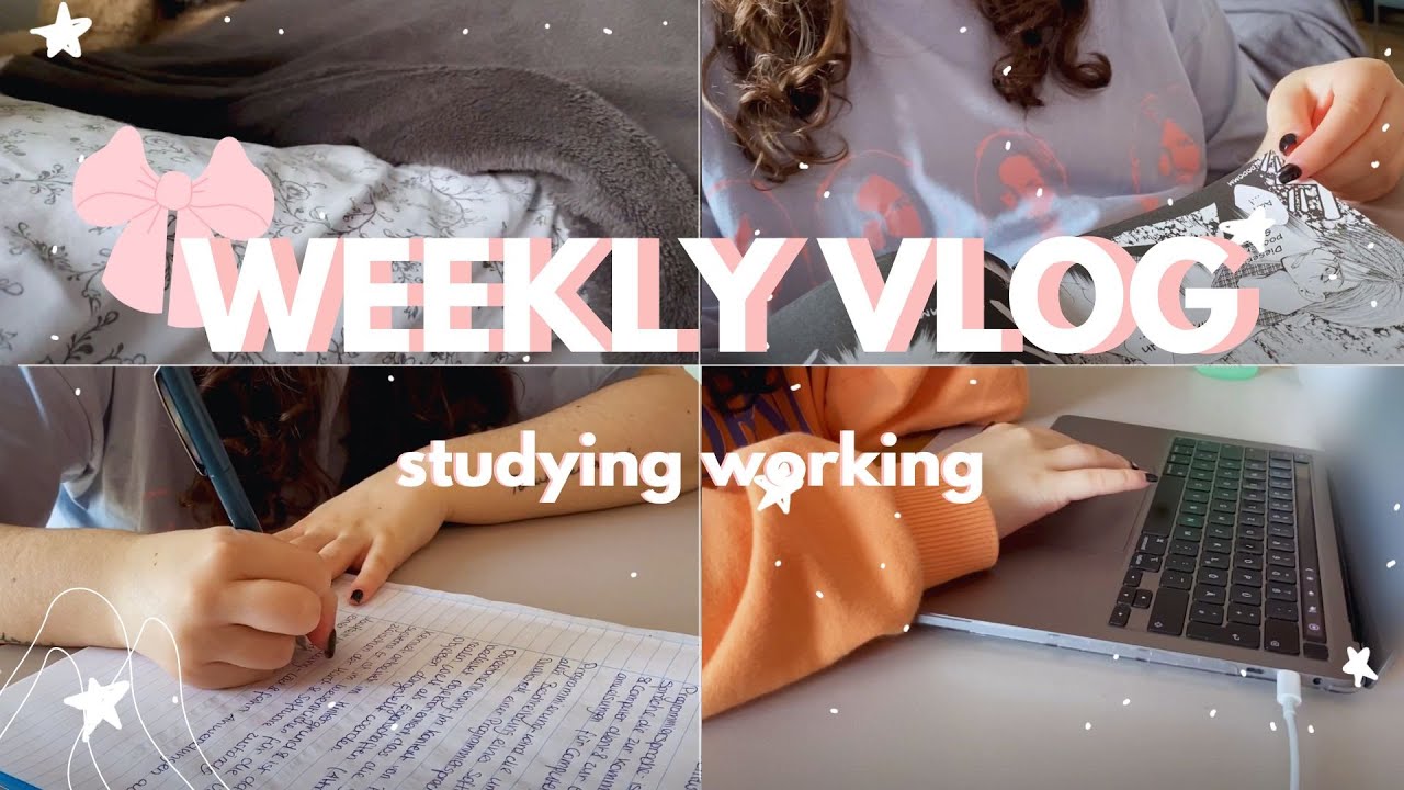 WEELY VLOG | studying | working 📱