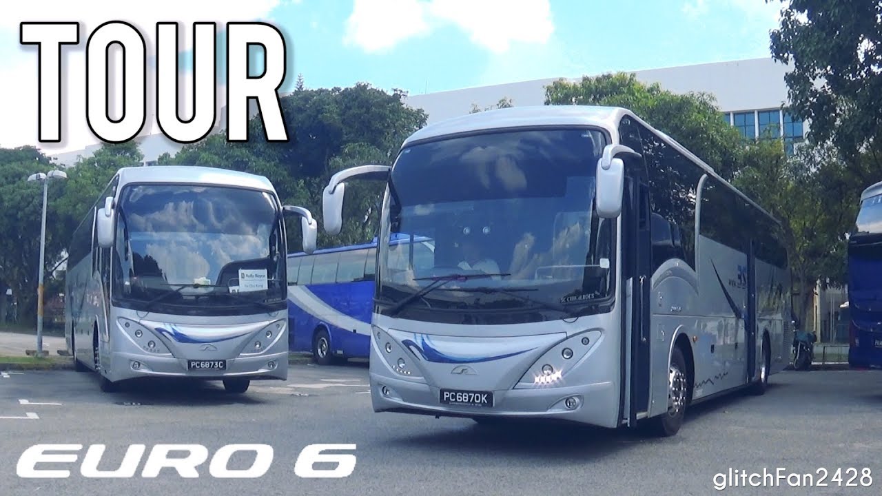[3S Transport] First Singaporean Bus Chassis - PC6870K on Chartered Tour - SC Neustar CA36 Euro 6