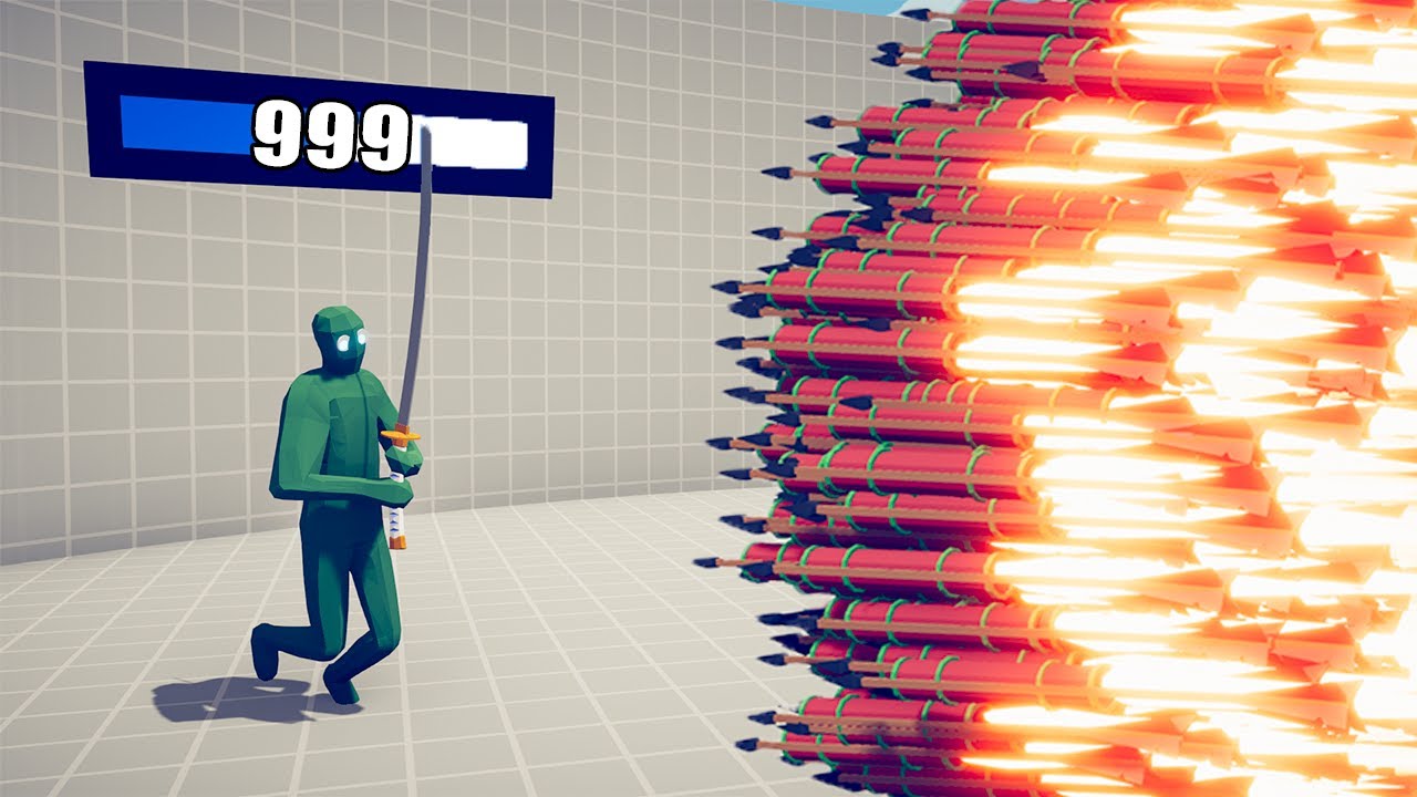 ZOMBIE SENSEI vs EVERY GOD WITH HEALTHBARS - TABS | Totally Accurate Battle Simulator