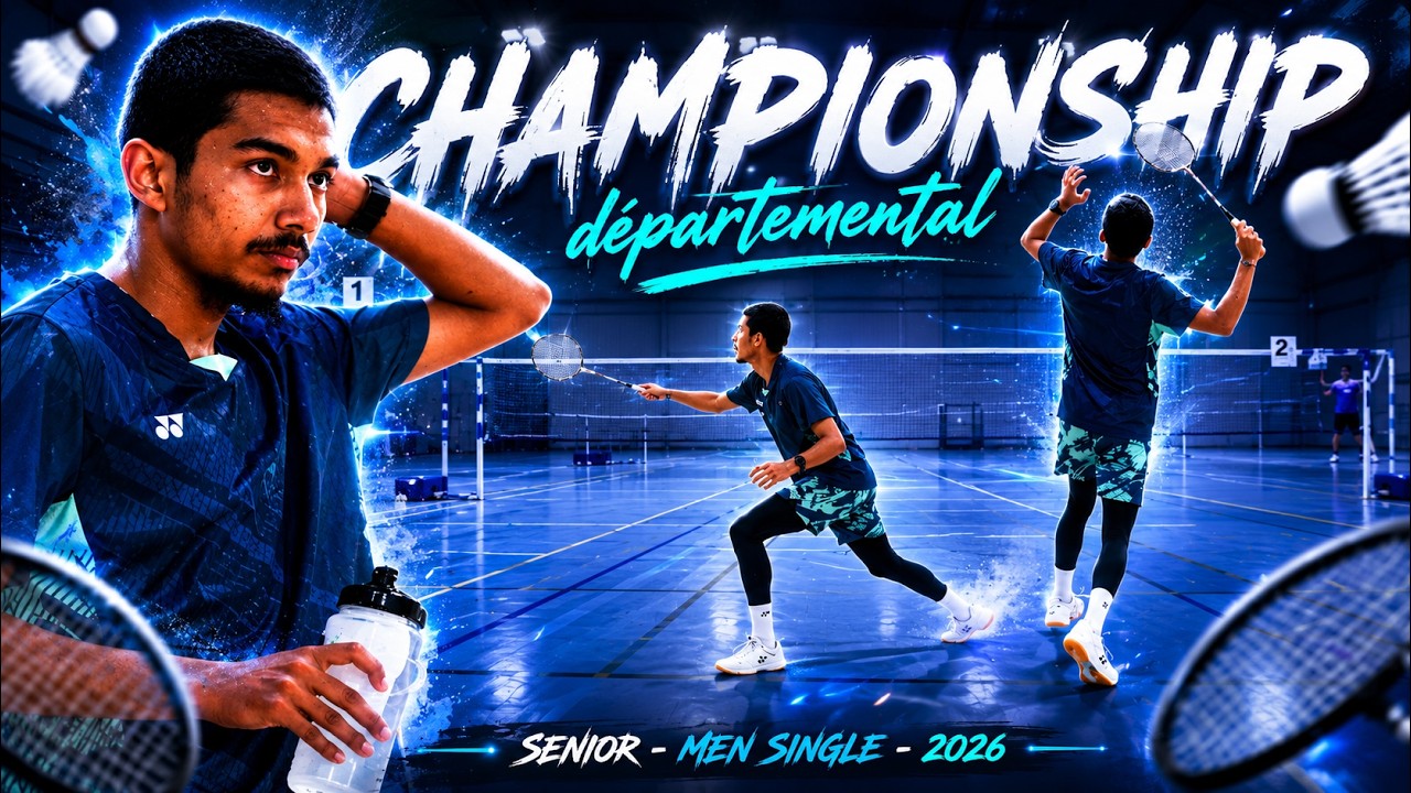 🏸 2026 Departmental Badminton Championship – Senior Men's Singles | VLOG