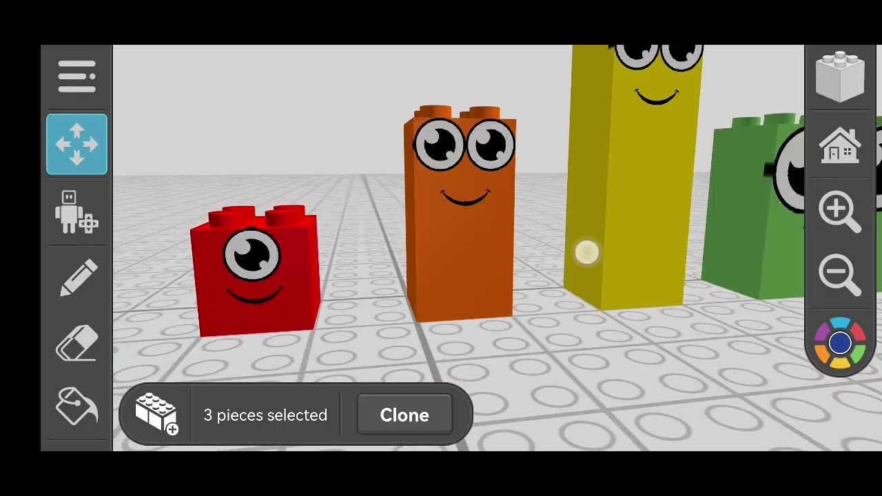 Making Numberblocks in Draw Bricks - 11 to 20