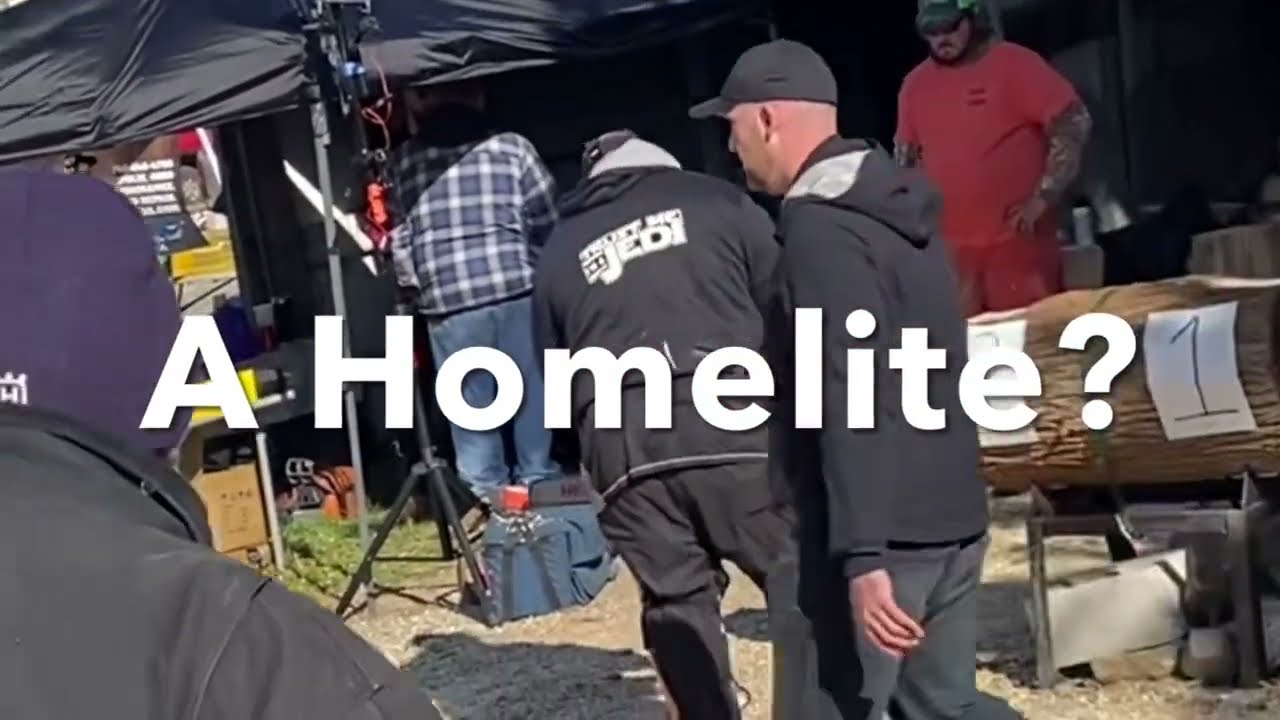Racing!  Ported Homelite!  WITHOUT High Performance Muffler!  #Sawfest