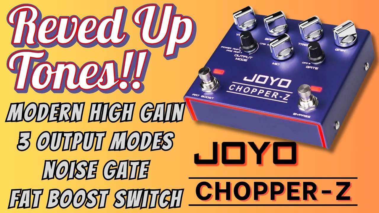 Prime Pedal Pick, Perfect for Amazon Prime Day Deals! @JOYODirect Chopper - Z Modern High Gain